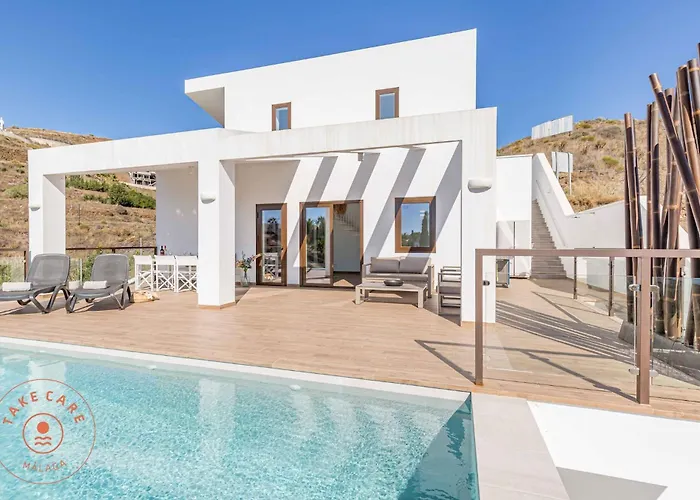 With Seaview In Torrox - Tcm Villa Málaga